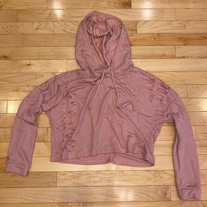 Charlotte Russe sweatshirt crop